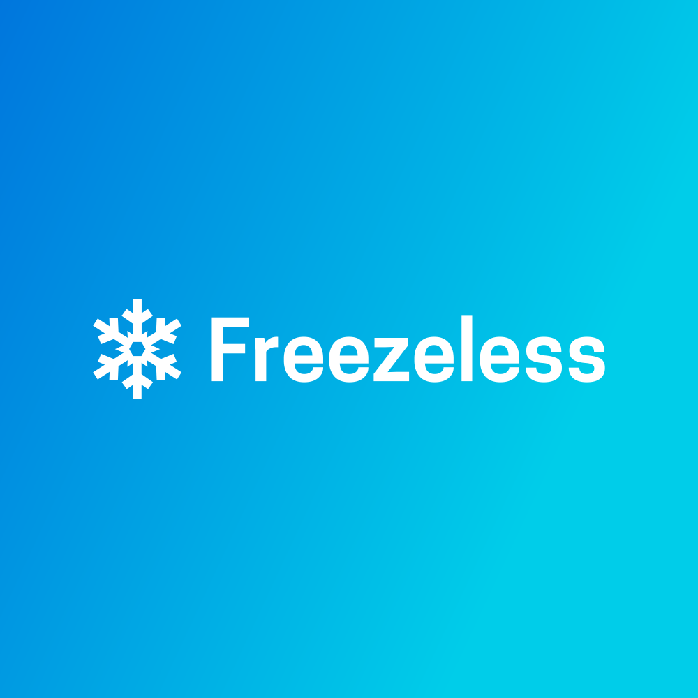 Freezeless.com logo
