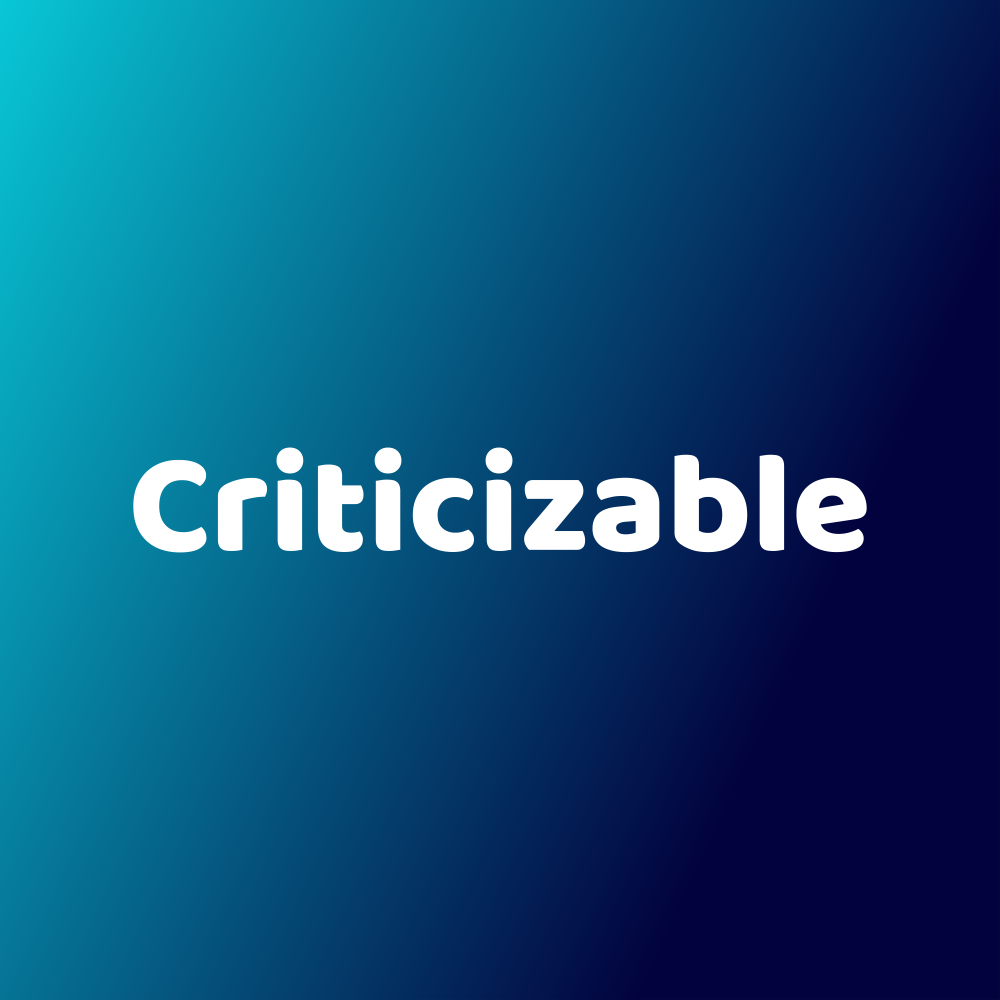 Criticizable.com logo