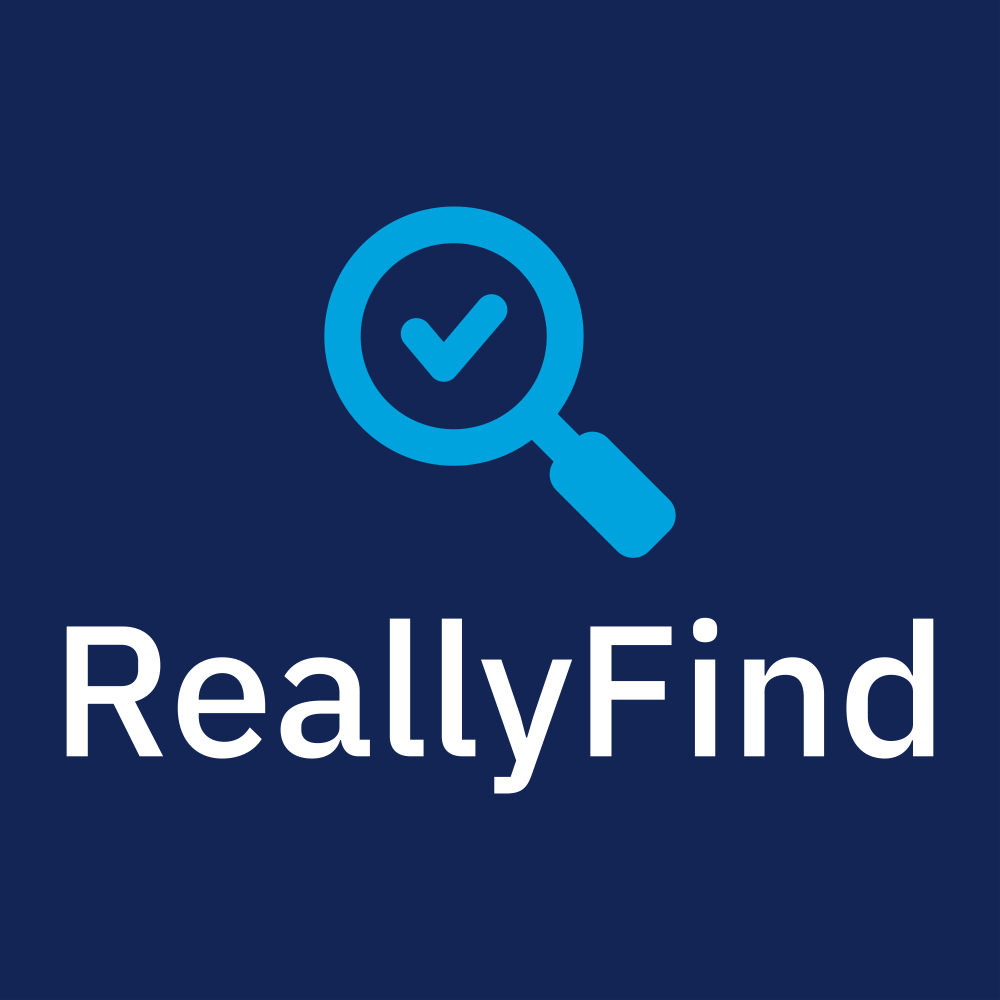 ReallyFind.com logo